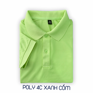 Áo cá sấu poly xanh cốm